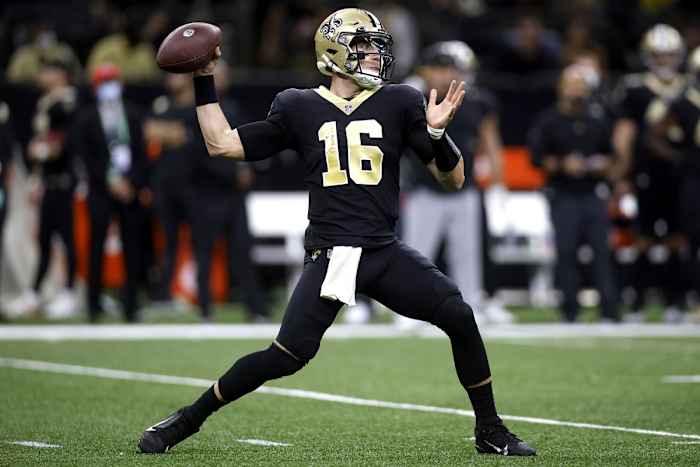 New Orleans Saints quarterback Ian Book. Credit: New York Post